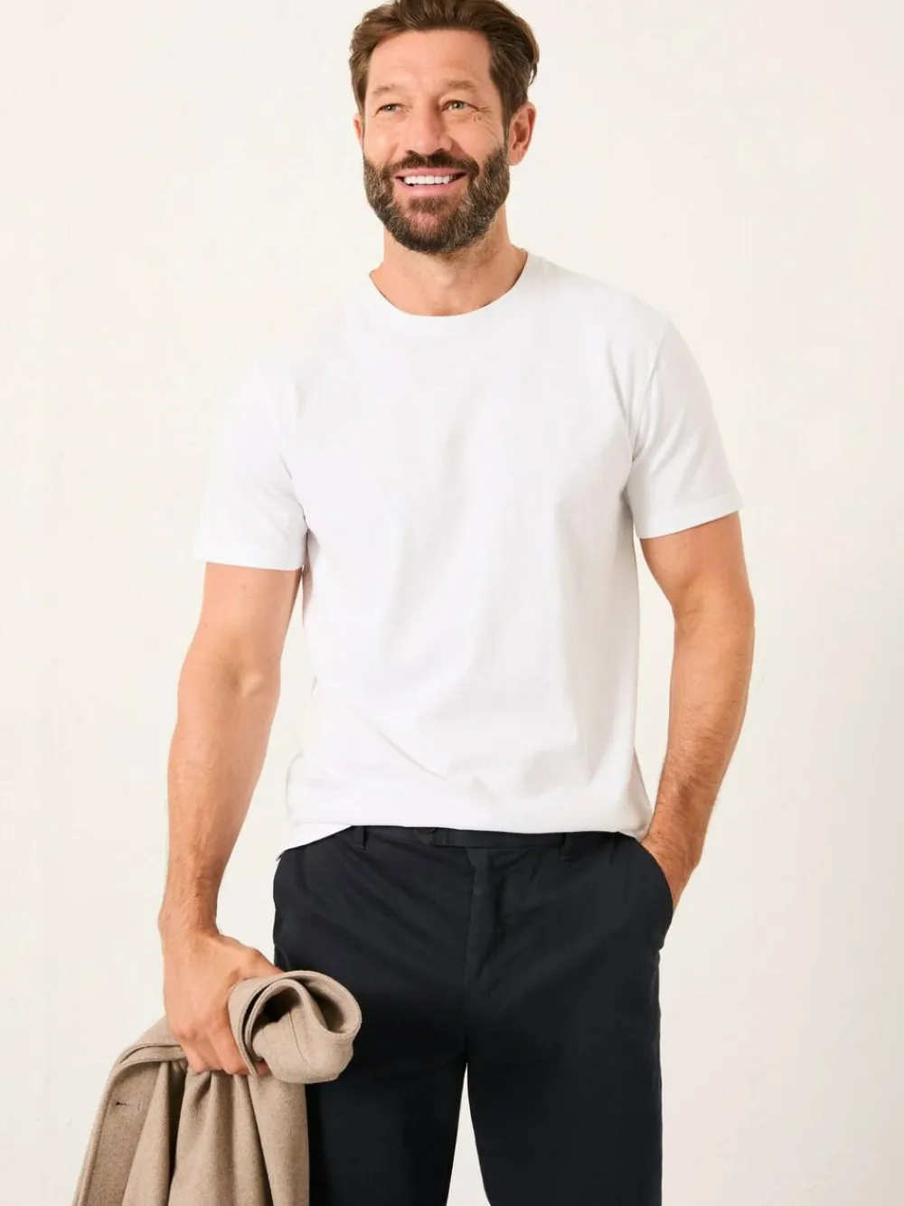 Fat Face FatFace Lulworth White Short Sleeve T-Shirt^ Loungewear