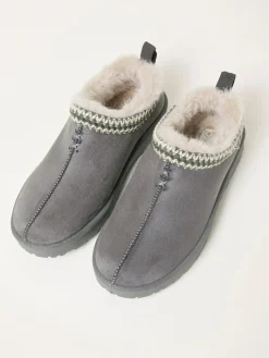 Online Fat Face FatFace Lyra Mule Slipper Dark Grey