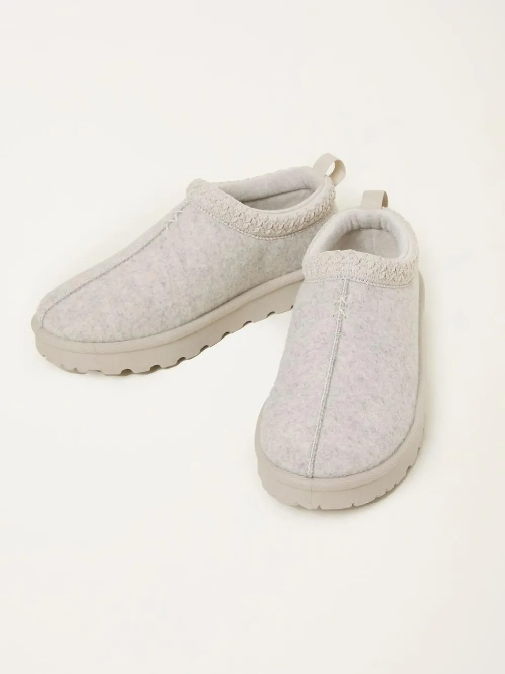Clearance Fat Face FatFace Lyra Grey Felt Mule Slipper