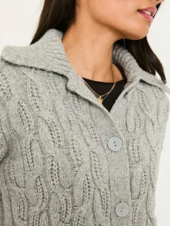 Fat Face FatFace Mari Collared Knitted Cardigan^Women Knitwear|Knitwear