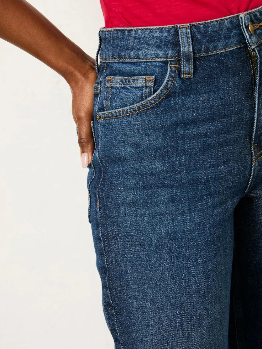 Online Fat Face FatFace Marlow Taper Leg Jean Indigo Blue
