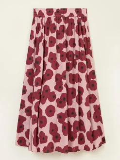 Fat Face FatFace Millie Multi Poppies Midi Skirt^Women Skirts