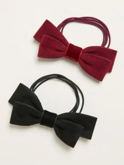 Hot Fat Face FatFace Multi 2 Pack Bow Hair Ties