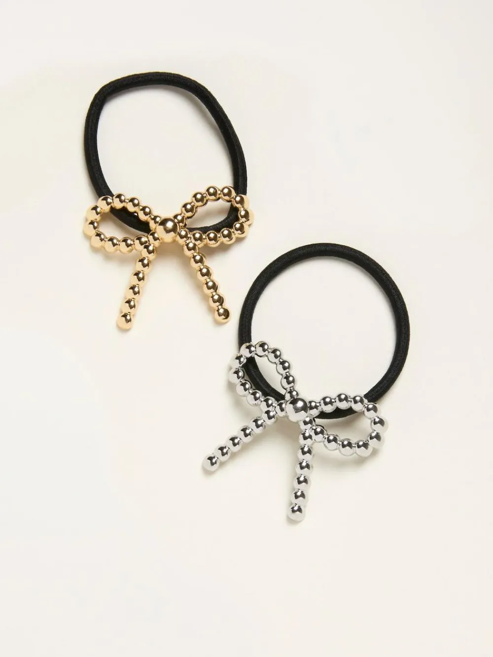 Fat Face FatFace Multi 2 Pack Metal Bow Hair Ties