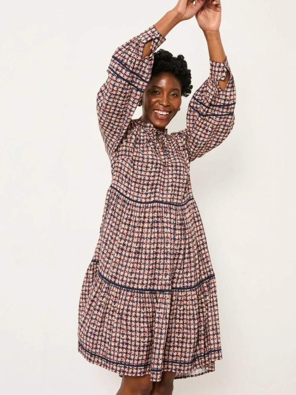 Fat Face FatFace Multi Stirling Midi Dress^Women Dresses