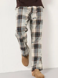 New Fat Face FatFace Natural Bike Jacquard Pyjama Bottoms