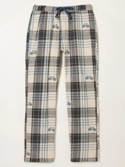 New Fat Face FatFace Natural Bike Jacquard Pyjama Bottoms