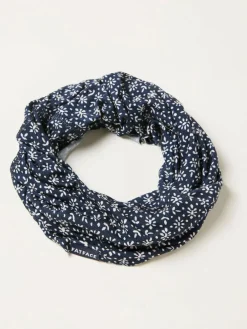 Fat Face FatFace Navy Blue Woodblock Print Multi Snood^Women Hats, Gloves & Scarves|Hats, Gloves & Scarves