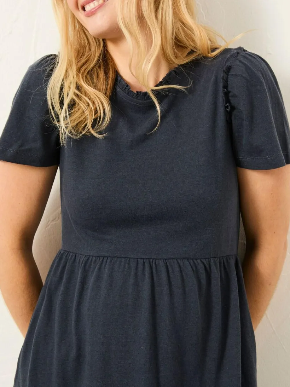 Clearance Fat Face FatFace Navy Josie Jersey Dress