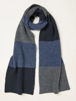 Fat Face FatFace Navy Leo Colourblock Scarf^ Hats, Gloves & Scarves|Hats, Scarves & Gloves