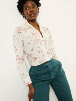 Fat Face FatFace Olivia Ivory Cherries Shirt^Women Blouses & Shirts