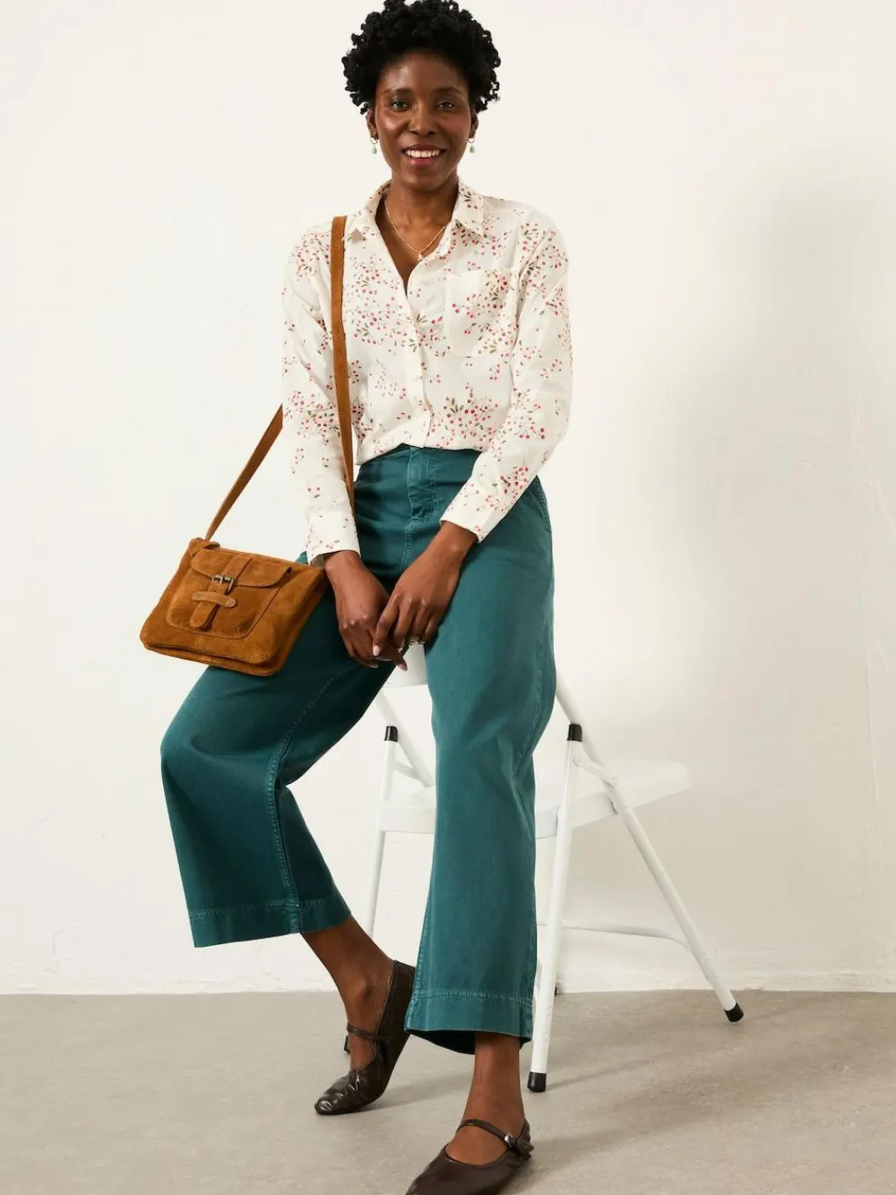 Fat Face FatFace Olivia Ivory Cherries Shirt^Women Blouses & Shirts