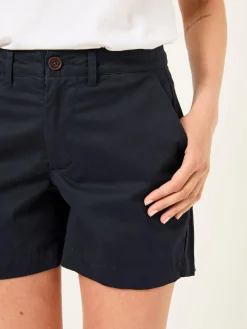 Discount Fat Face FatFace Padstow Navy Chino Shorts