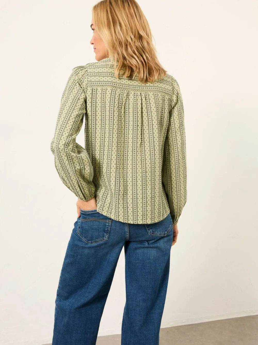 Best Fat Face FatFace Pia Blouse Green