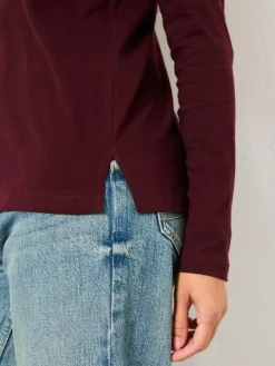 Best Fat Face FatFace 2 Pack Long Sleeve Round Neck T Shirt Purple/Pink