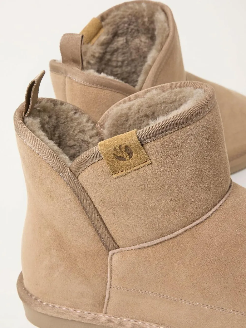 Fat Face FatFace Rafe Natural Suede Boot Slipper^ Slippers|Slippers