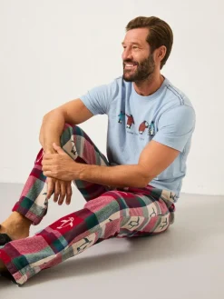 Fat Face FatFace Red Penguin Jacquard Pyjama Bottoms^ Pyjamas