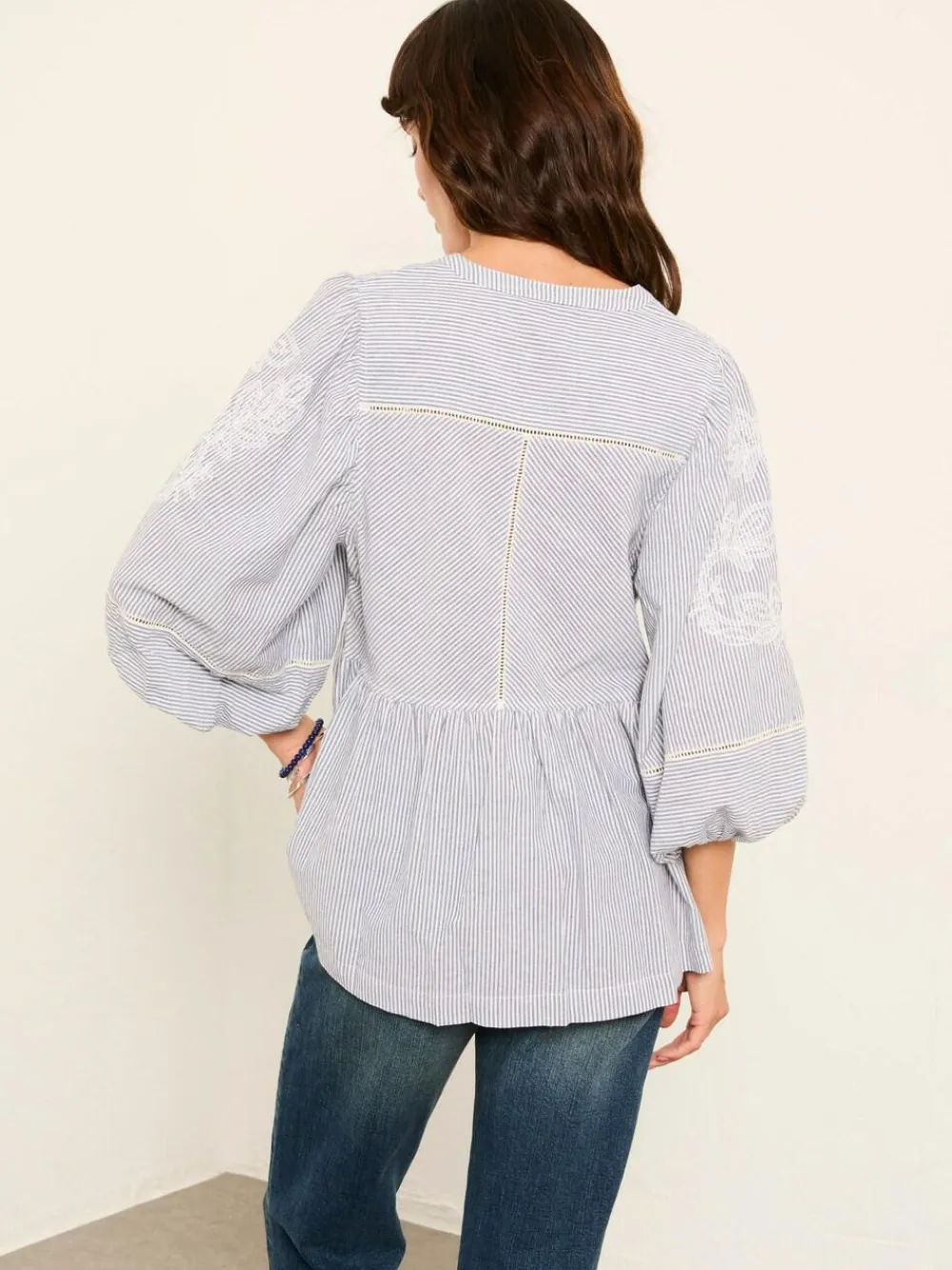 Fat Face FatFace Rosalie Ivory Embroidered Blouse^Women Blouses & Shirts
