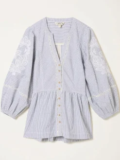 Fat Face FatFace Rosalie Ivory Embroidered Blouse^Women Blouses & Shirts