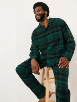 Fat Face FatFace Samphrey Dark Green Check Pyjama Shirt^ Pyjamas