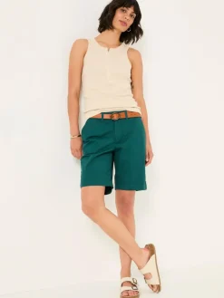 Clearance Fat Face FatFace Sandown Chino Shorts Teal Blue