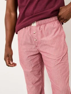 New Fat Face FatFace Seil Stripe Pyjama Bottoms Terracotta