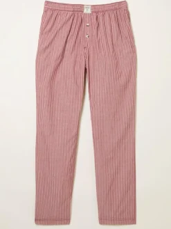 New Fat Face FatFace Seil Stripe Pyjama Bottoms Terracotta
