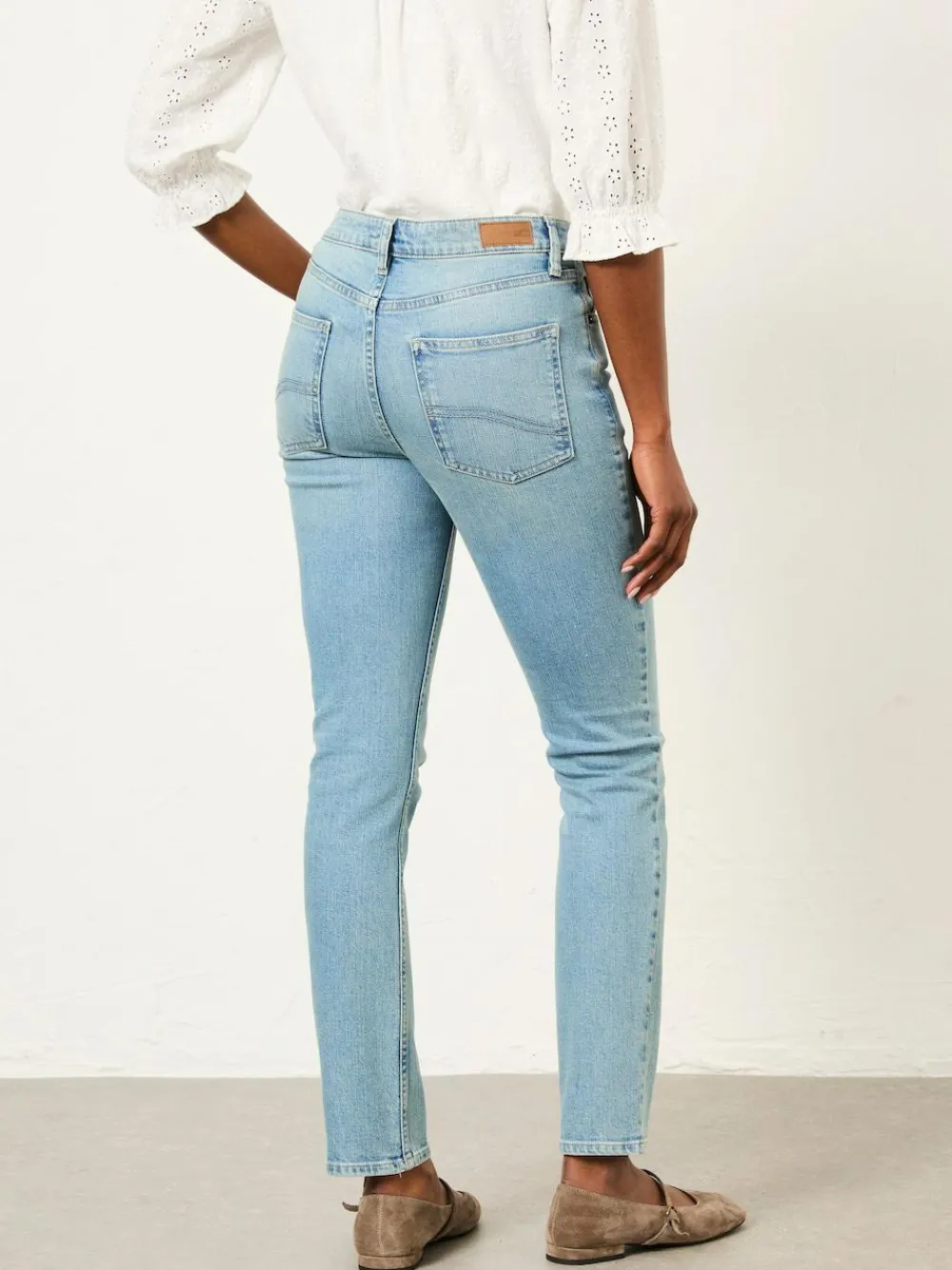 Fat Face FatFace Shenley Bleach Denim Slim Jeans