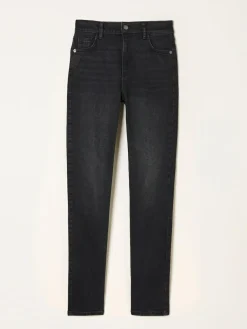 New Fat Face FatFace Shenley Slim Jeans Washed Black