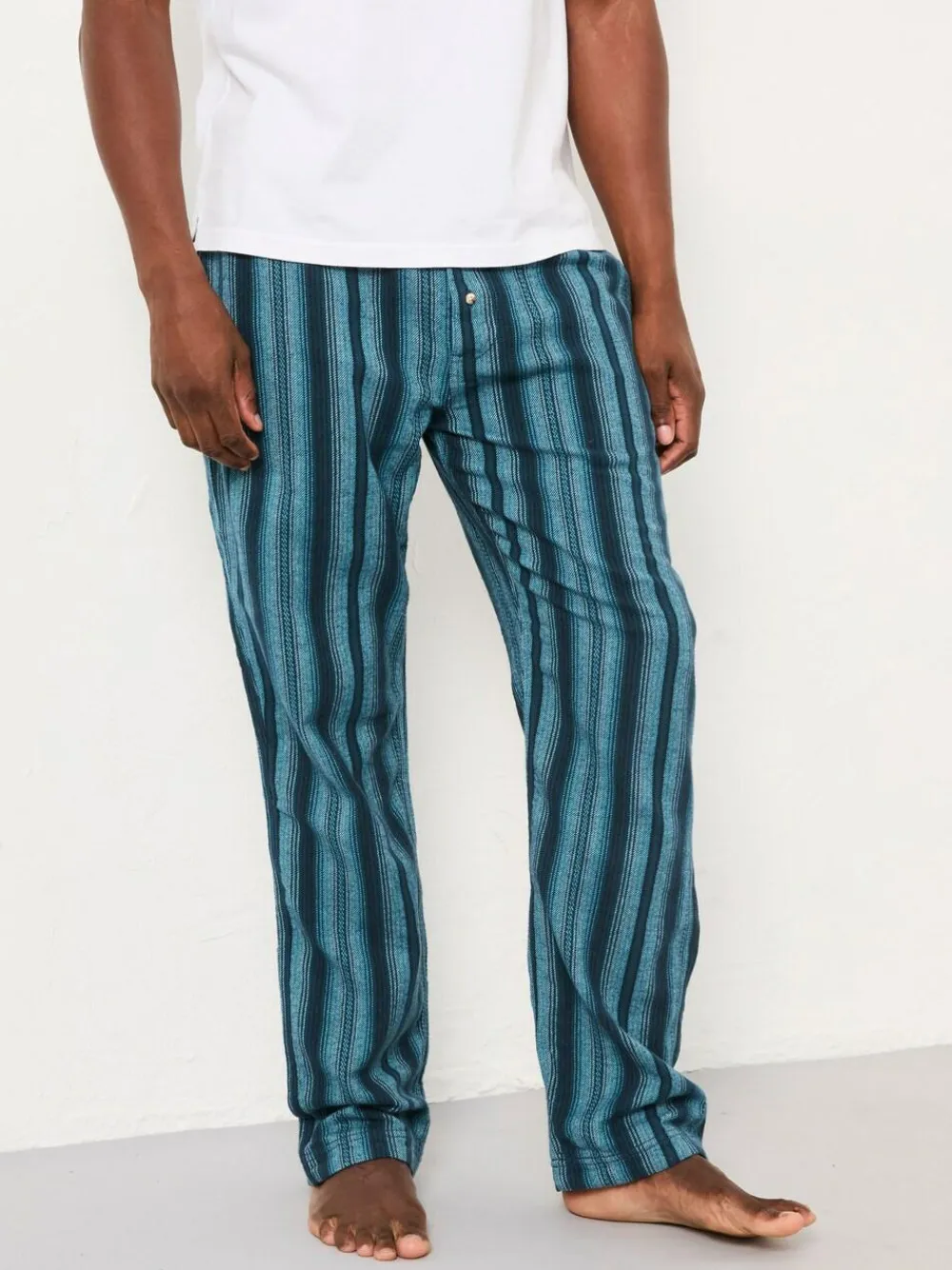 Fat Face FatFace Skye Blue Stripe Pyjama Bottoms^ Pyjamas
