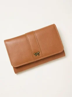 Fat Face FatFace Bow Detail Leather Purse^Women Purses