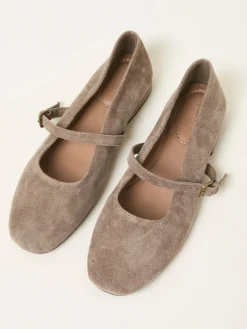 Fat Face FatFace Suede Mary Jane Flat^Women Flats