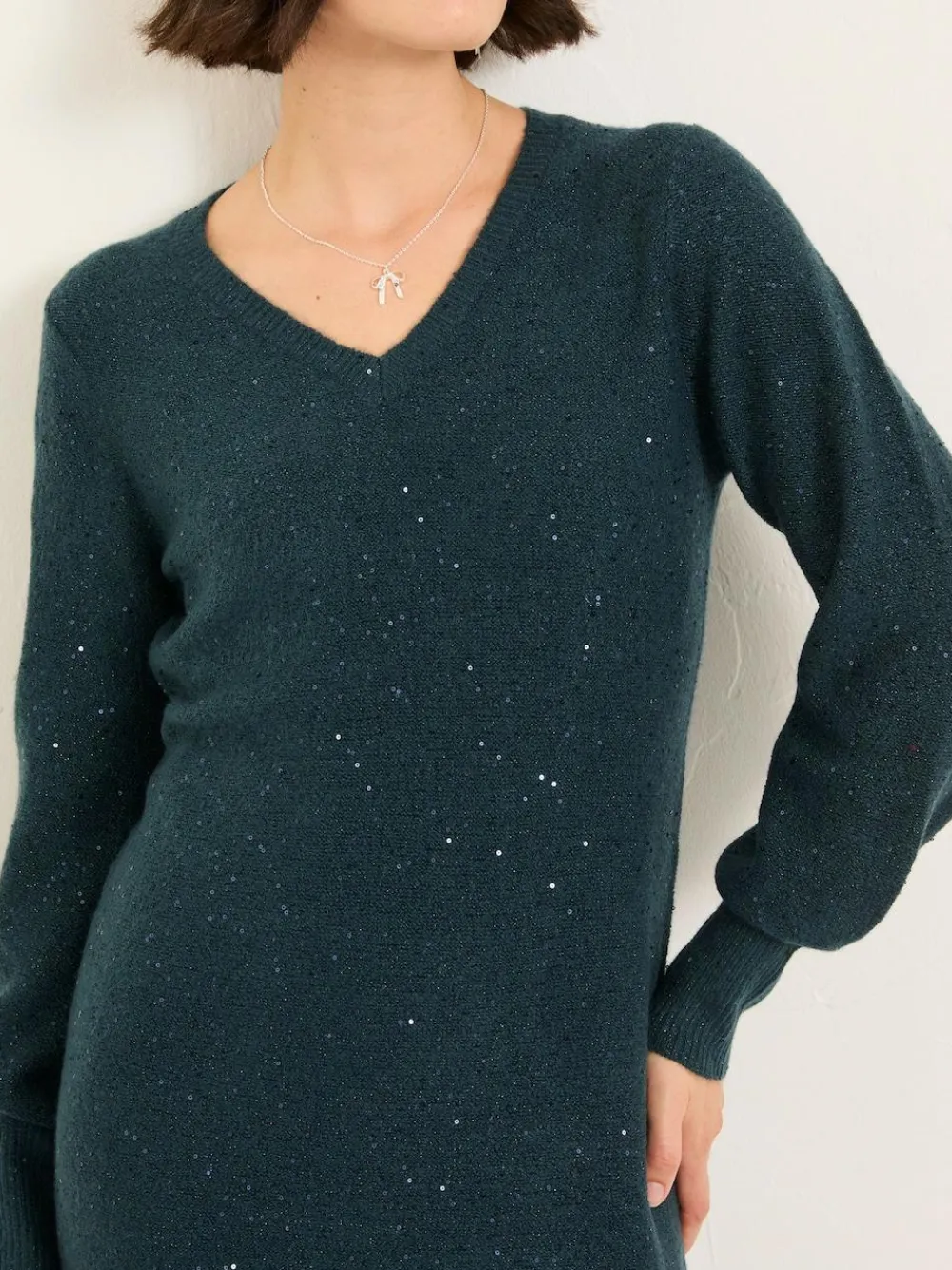 Fat Face FatFace Sparkle Knit Midi Dress^Women Midi Dresses|Knitwear