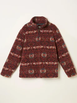 Fat Face FatFace Terracotta Willow Printed Half Neck Fleece^ Loungewear