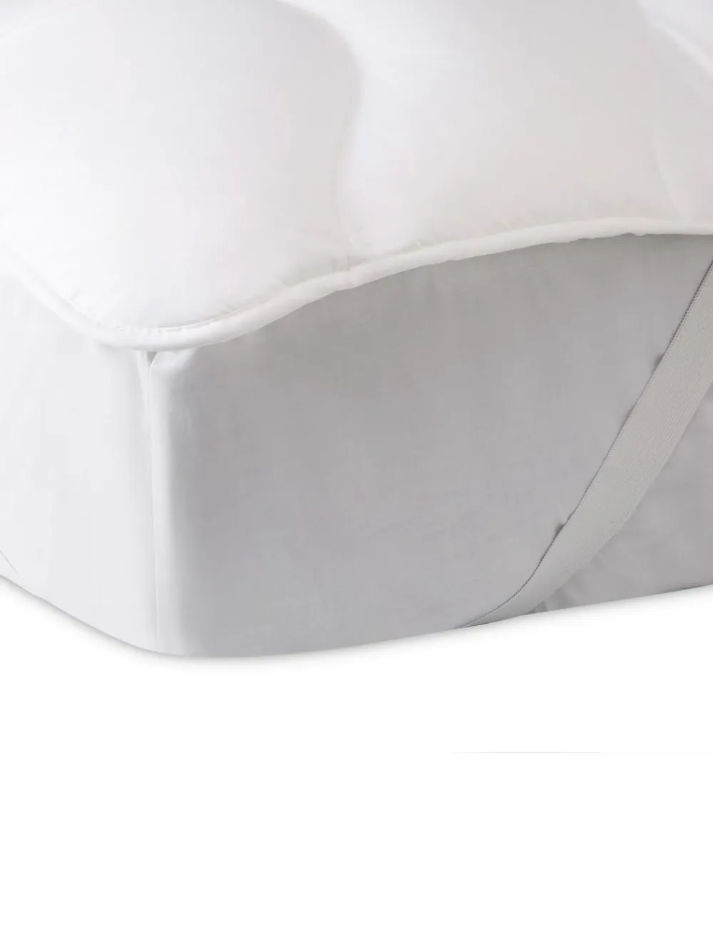FBC White Pundown Washable Mattress Topper^ Duvets & Pillows