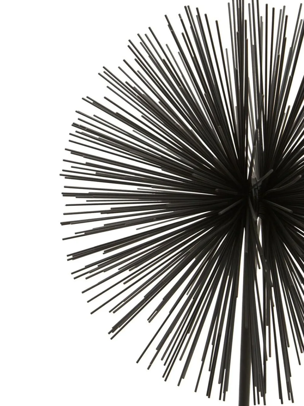 Outlet Fifty Five South Black/White Mirano Starburst Sculpture with Marble Ornaments Base