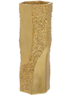 Sale Fifty Five South Dante Textured Vase Gold