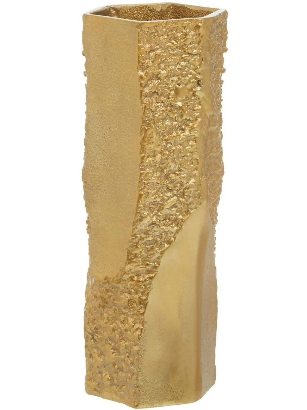 Sale Fifty Five South Dante Textured Vase Gold