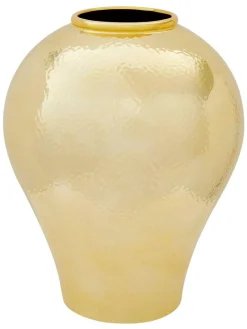 Fifty Five South Gold Large Ceramic Vase^ Vases