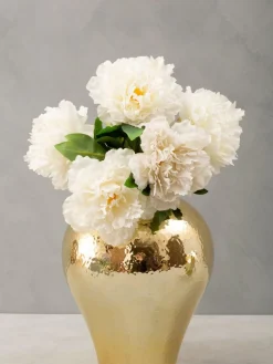 Fifty Five South Gold Large Ceramic Vase^ Vases