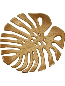 Best Fifty Five South Gold Prato Monstera Leaf Dish