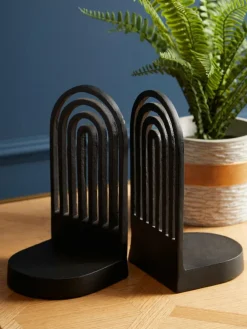 Fifty Five South Set of 2 Rubi Arched Bookends^ Ornaments