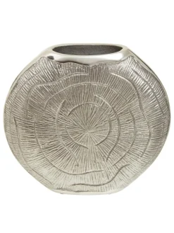 Fifty Five South Silver Small Silva Oak Effect Finish Vase^ Vases