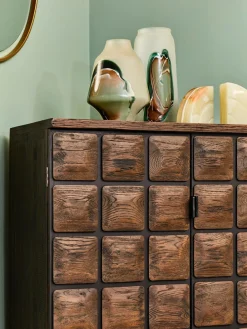 Fifty Five South White Hakan Tall Glass Vase^ Vases