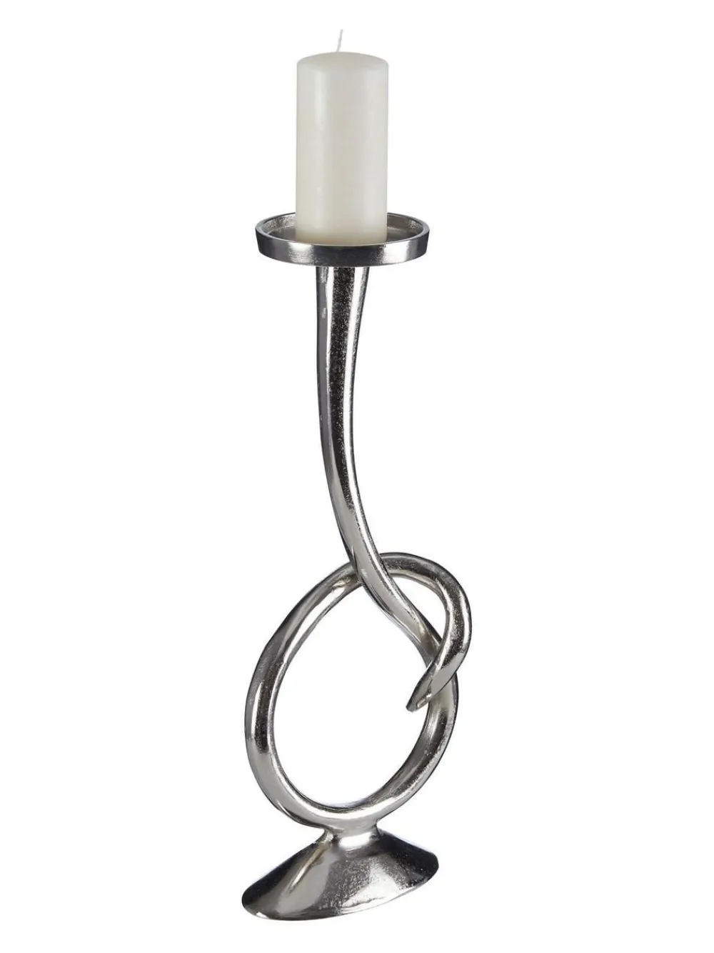 Fifty Five South White Twist Candle Holder^ Candle Holders & Lanterns