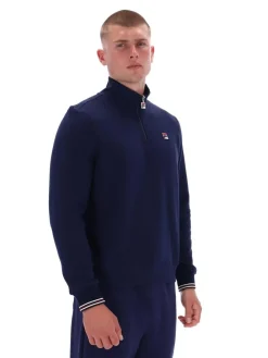 Fila RAMY 2 FBOX Quarter Zip With Tipping At Cuffs Sweatshirt^ Loungewear