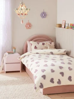 Outlet Next Duvet Cover and Pillowcase Set Fleece Heart