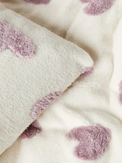 Outlet Next Duvet Cover and Pillowcase Set Fleece Heart