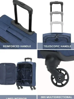 CABIN PRO Flight Knight Soft Case Carry On Suitcase Hand Luggage^Women Luggage