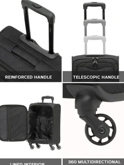 CABIN PRO Flight Knight Soft Case Carry On Suitcase Hand Luggage^Women Luggage